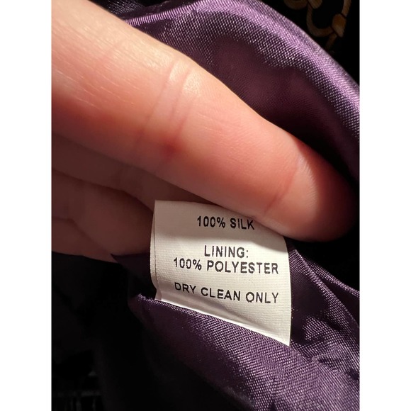 Britt Ryan Dress 100% Silk Nautical Sheath 3/4 Sleeves Cold Shoulder 6 - Picture 7 of 7